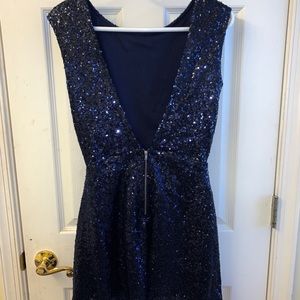Sparkly Blue Tobi Dress
